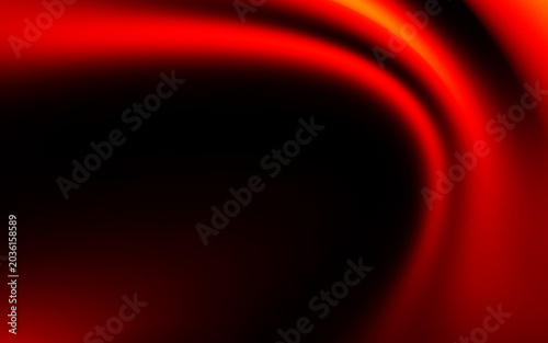Dramatic deep red and black gradient with smooth curved transition in abstract lighting