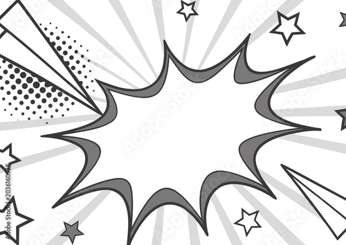 Flat Comic Style Background Design With Bold Shapes And Vibrant Color Panels Modern Illustration Concept