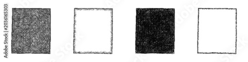 Foto Sketch black and white Gentry County (Missouri) outline map design set