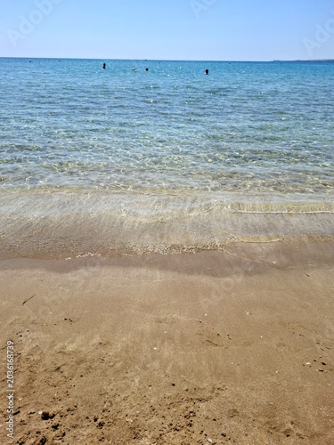 beach in the morning