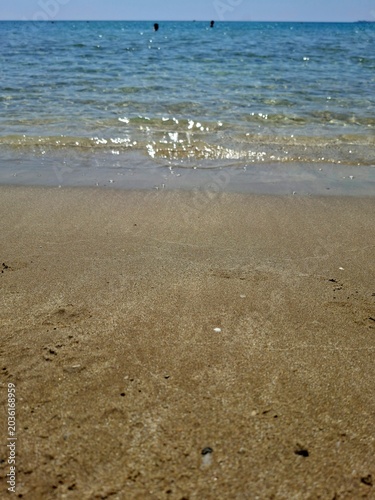 beach in the morning