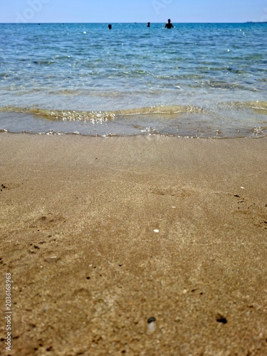 beach in the morning
