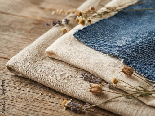 Sustainable Fashion Macro Close Up Natural Organic Textile Fibers