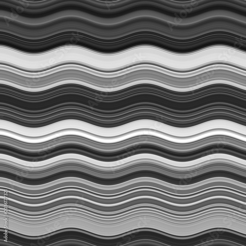 Monochrome Wavy Abstract Line Pattern Background