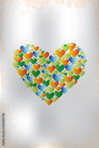 Abstract-colorful-hearts-illustration named colors of love