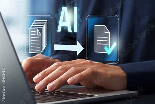 Photos AI document summarization and text processing