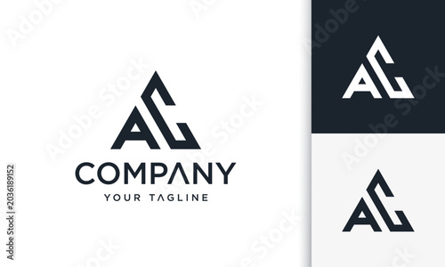 letter AC Initial Logo Concept