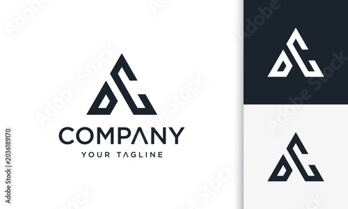 letter AC Initial Logo Concept