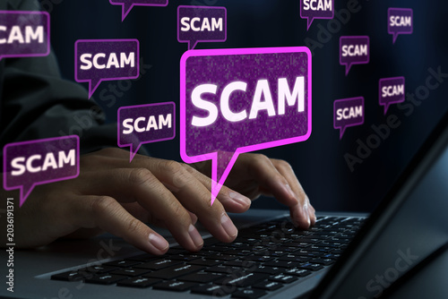 Konstfotografi Online scam and internet fraud