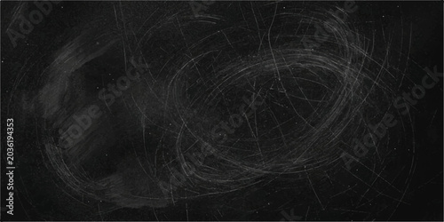 Bild auf Leinwand A scrawled blackboard surface, marked with chalk dust, appears weathered and aged, hinting at past lessons and accumulated knowledge