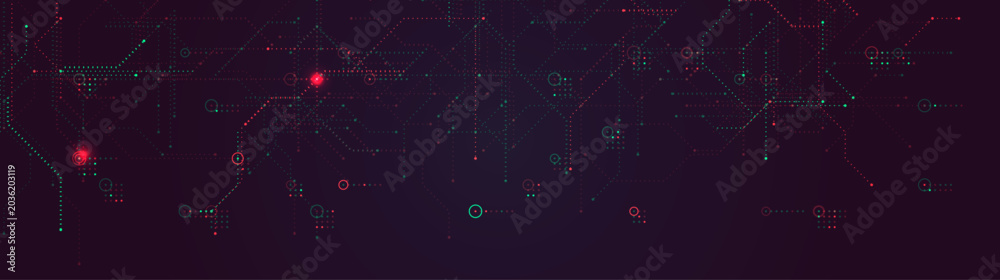 Obraz premium Hacker Attack Cyber Security Digital Data Breach Computer Fraud Red Code Cyberattack Screen Alert. Malware Internet Crime Cybersecurity Software Technology System Network Protection. Vector Concept