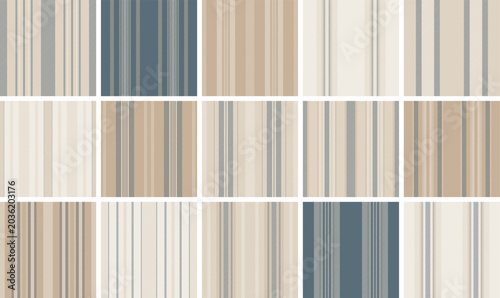 Billede på lærred Striped pack designed for skirts and shorts