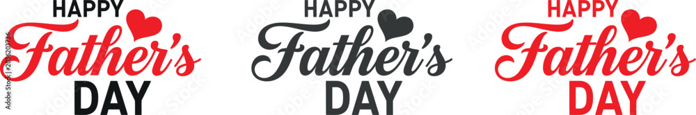 Φωτογραφία Happy fathers day card design with heartfelt messages