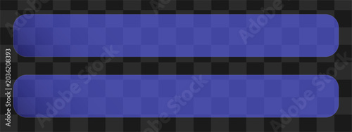 Принти на полотні Set of blue glass frames with elegant textures and neon glowing borders transpar