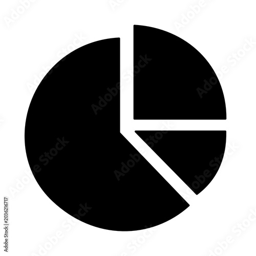 Принти на полотні Graphic visualization of proportional data distribution, perfect for illustratin