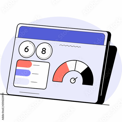 vector illustration of a mobile phone
