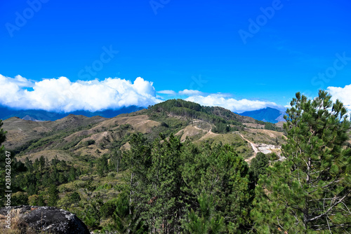 The La Yeguada National Park in Veraguas is a magical place in Panama. It is nestled within an ancient volcanic complex characterized by pine forests, mountains, and beautiful nature. Calobre, Panama