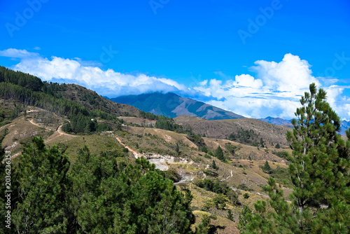 The La Yeguada National Park in Veraguas is a magical place in Panama. It is nestled within an ancient volcanic complex characterized by pine forests, mountains, and beautiful nature. Calobre, Panama