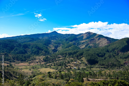 The La Yeguada National Park in Veraguas is a magical place in Panama. It is nestled within an ancient volcanic complex characterized by pine forests, mountains, and beautiful nature. Calobre, Panama