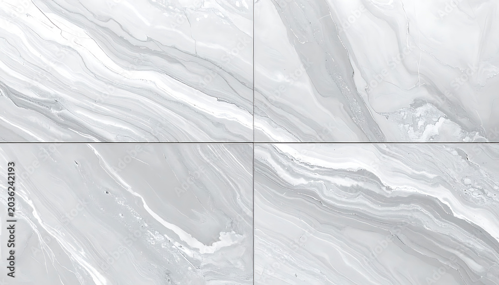 Fototapeta premium Abstract marbled texture in shades of gray and white, flowing liquid effect, subtle glitter, suitable for backgrounds
