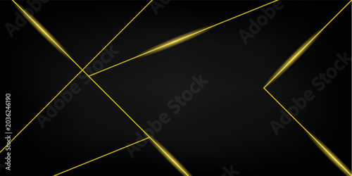 Dark black and Gold mosaic background. Modern dark abstract vector texture