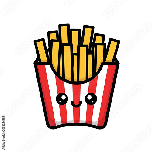 Cute Cartoon Fries.