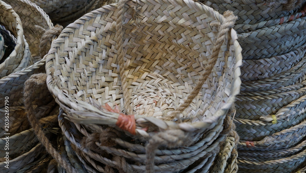 Obraz premium Wicker woven baskets