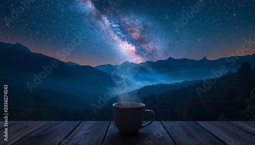 星降る夜のコーヒーブレイク