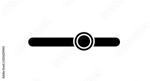 Simple black and white toggle switch.