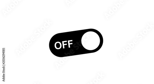 Switch Button in Off Position.