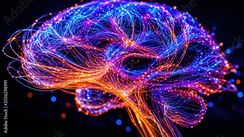 Artificial Intelligence Neural Brain Network