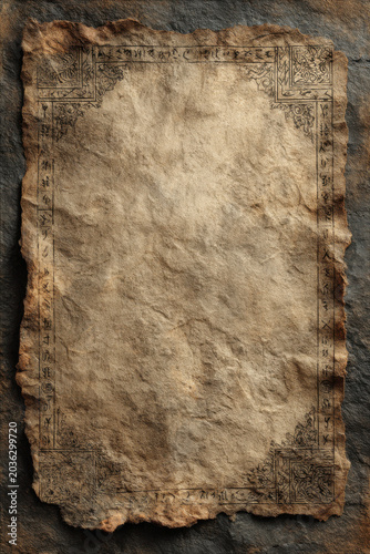 Dark Fantasy Backgrounds: Grunge and Ancient Distressed Parchment Texture