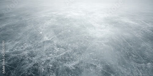 Ice Surface Smooth  Frozen  and Reflective