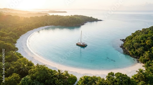 Turquoise Paradise: Tropical Beach Getaway-(Kejujuran Zamrud: Liburan Pantai Tropis)