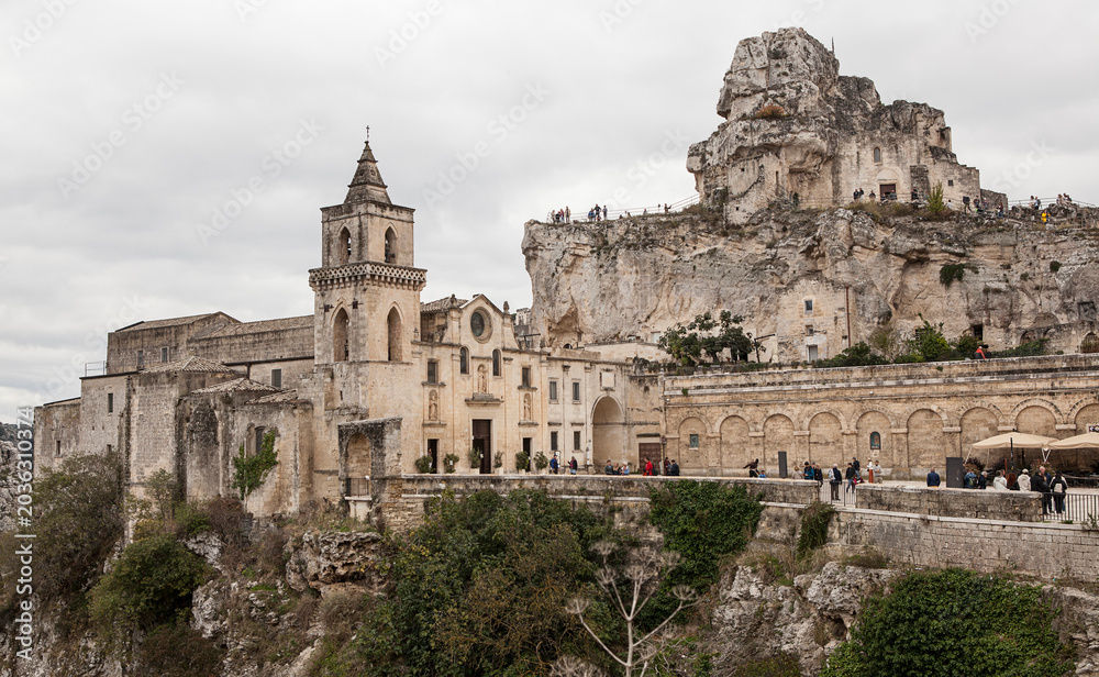 Fototapeta premium Panoramic view of Matera. Basilicata. Italy.