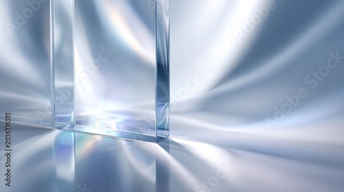 Reflective Glass Surfaces Creating Stunning Light Effects