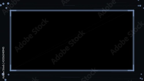 Slate HR recruitment business animated video frame overlay with connection network