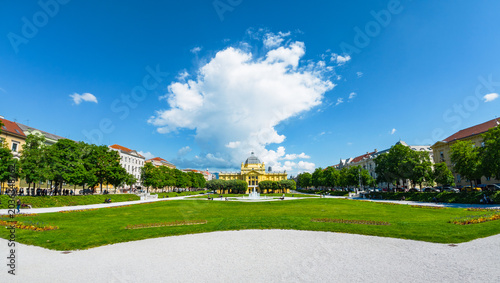 Photography Zagreb central building.