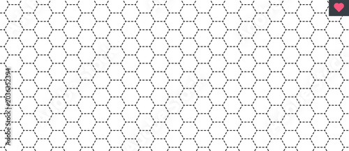Fotografía Hexagon honeycombs carbon pattern, fiber seamless background