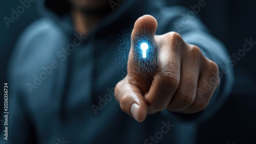 Cybersecurity and Digital Data Protection Concept