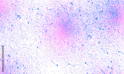 Blue Pink Particle Dispersion Abstract Background.
