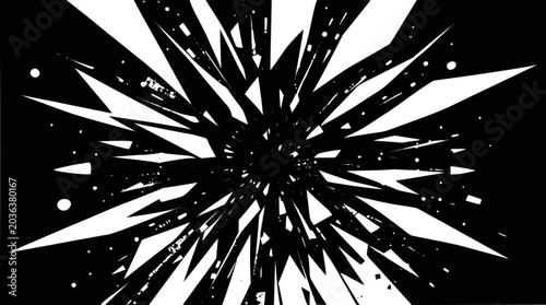 Schilderij op canvas Plain and uniform black background without any visible content, pattern, or object, completely empty and dark
