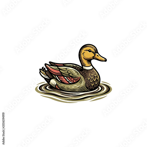 Fotografie Duck pond logo illustration 202605261300 2.svg