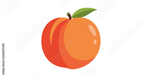 Soft pastel peaches with creative dotted design element