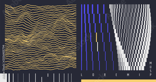 Photos Lines dynamically descend and diverge