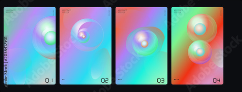 Vibrant swirling patterns create colorful abstract art on screens