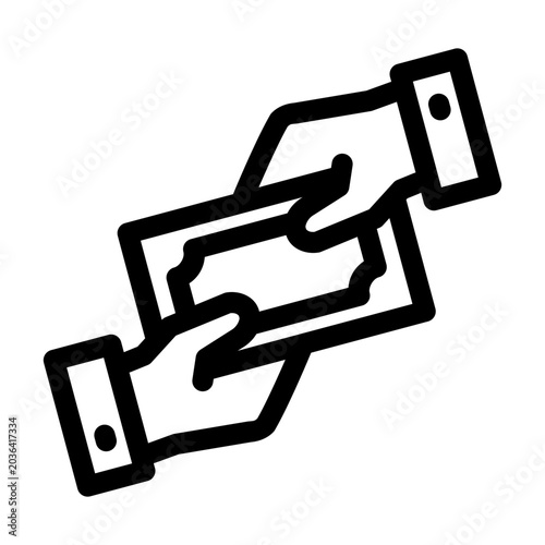 Transactions Icon Simple Vector