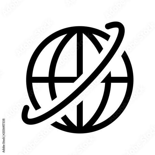 Global Market Icon Business Progress