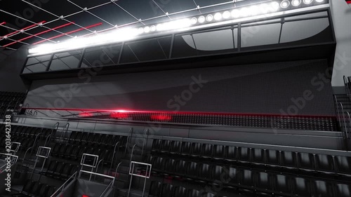 High-energy baseball sports news opener intro 3D animation.