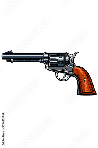 Stylized image of a vintage gun.
